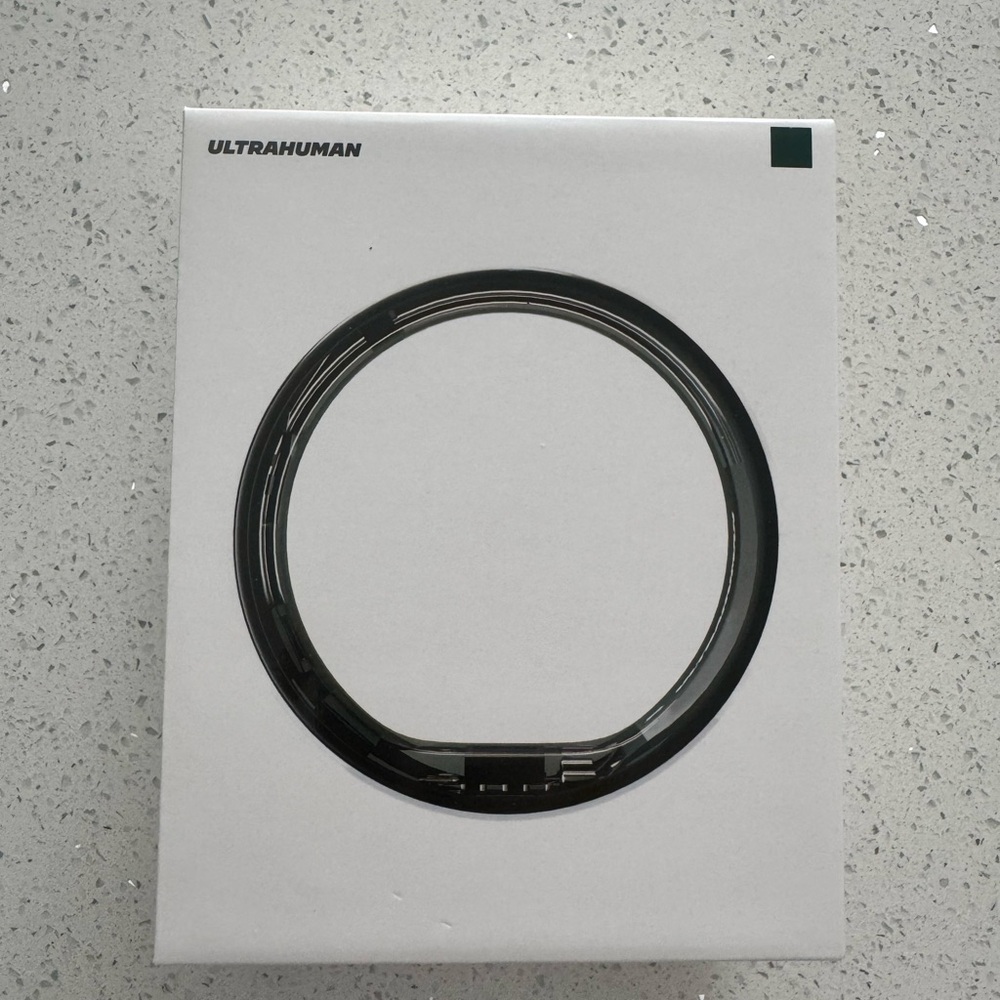Size 7 Ultrahuman Silver Fitness Ring